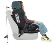 Scaun auto, Be Cool, Easy I-Size, Rotire 360 grade, 40 - 150 cm, 0 - 36 kg, Cu Isofix si Centura Top Tether, Conform cu standardul european de securitate ECE R129, Antracita BYN8420421090183