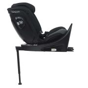Scaun auto, Be Cool, Wagon I-Size, Rotire 360 grade, 40 - 150 cm, 0 - 36 kg, Cu Isofix si picior stabilizator, Cu protectie laterala de siguranta, Conform cu standardul european de securitate ECE R129, Carbon BYN8420421092736