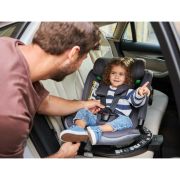 Scaun auto, Be Cool, Wagon I-Size, Rotire 360 grade, 40 - 150 cm, 0 - 36 kg, Cu Isofix si picior stabilizator, Cu protectie laterala de siguranta, Conform cu standardul european de securitate ECE R129, Carbon BYN8420421092736