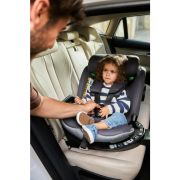 Scaun auto, Be Cool, Wagon I-Size, Rotire 360 grade, 40 - 150 cm, 0 - 36 kg, Cu Isofix si picior stabilizator, Cu protectie laterala de siguranta, Conform cu standardul european de securitate ECE R129, Carbon BYN8420421092736