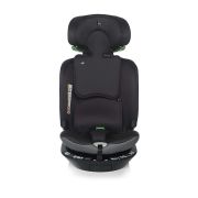 Scaun auto, Be Cool, Wagon I-Size, Rotire 360 grade, 40 - 150 cm, 0 - 36 kg, Cu Isofix si picior stabilizator, Cu protectie laterala de siguranta, Conform cu standardul european de securitate ECE R129, Carbon BYN8420421092736