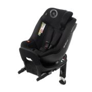 Scaun auto, Jane, Iflow I-Size, Rotire 360 grade, 40 - 105 cm, Cu Isofix si picior stabilizator, Protectie superioara in caz de impact lateral - SPS, Conform cu standardul european de securitate ECE R129, Matt Black BYN8420421092767
