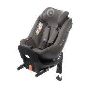 Scaun auto, Jane, Iflow I-Size, Rotire 360 grade, 40 - 105 cm, Cu Isofix si picior stabilizator, Protectie superioara in caz de impact lateral - SPS, Conform cu standardul european de securitate ECE R129, Matt Gray BYN8420421092774