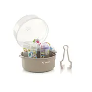 Sterilizator microunde, Jane, Capacitate 6 biberoane, BPA Free, 16.5 cm x 20 cm BYN8420421038789