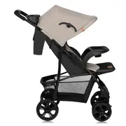 Carucior sport, Lionelo, Emma Plus, Cu tavita, 2 Suporturi pentru pahar, Geanta accesorii, Conform cu standardul european de securitate EN1888-1, Bej BYNLO-EMMA PLUS_BEIGE_LATTE