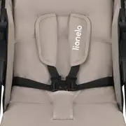 Carucior sport, Lionelo, Emma Plus, Cu tavita, 2 Suporturi pentru pahar, Geanta accesorii, Conform cu standardul european de securitate EN1888-1, Bej BYNLO-EMMA PLUS_BEIGE_LATTE
