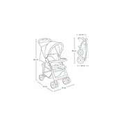 Carucior sport, Lionelo, Emma Plus, Cu tavita, 2 Suporturi pentru pahar, Geanta accesorii, Conform cu standardul european de securitate EN1888-1, Roz BYNLO-EMMA PLUS_CORAL_PINK