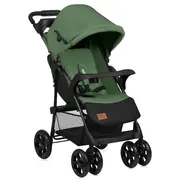 Carucior sport, Lionelo, Emma Plus, Cu tavita, 2 Suporturi pentru pahar, Geanta accesorii, Conform cu standardul european de securitate EN1888-1, Verde BYNLO-EMMA PLUS_GREEN_EMERALD