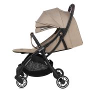 Carucior sport, Lionelo, Julie One, De la nastere, Greutate redusa, Cu accesorii, Cadru din aluminiu, 0-22 kg, Pliere compacta pentru avion, Conform cu standardele europene de securitate EN1888-1 si EN1888-2, Bej BYNLO-JULIE_ONE_BEIGE_SAND