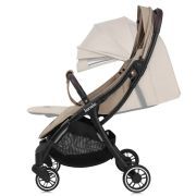 Carucior sport, Lionelo, Julie One, De la nastere, Greutate redusa, Cu accesorii, Cadru din aluminiu, 0-22 kg, Pliere compacta pentru avion, Conform cu standardele europene de securitate EN1888-1 si EN1888-2, Bej BYNLO-JULIE_ONE_BEIGE_SAND