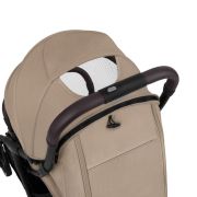 Carucior sport, Lionelo, Julie One, De la nastere, Greutate redusa, Cu accesorii, Cadru din aluminiu, 0-22 kg, Pliere compacta pentru avion, Conform cu standardele europene de securitate EN1888-1 si EN1888-2, Bej BYNLO-JULIE_ONE_BEIGE_SAND