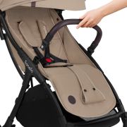 Carucior sport, Lionelo, Julie One, De la nastere, Greutate redusa, Cu accesorii, Cadru din aluminiu, 0-22 kg, Pliere compacta pentru avion, Conform cu standardele europene de securitate EN1888-1 si EN1888-2, Bej BYNLO-JULIE_ONE_BEIGE_SAND