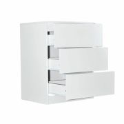 Comoda, Qmini, Wladi, Cu masa pentru infasat demontabila, Cu 3 sertare, Din pal+placa HDF, Alb BYN6426972027014