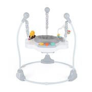 Jumper interactiv, Feedo, Pliabil, Cu scaun rotativ 360 grade, Cu panou de activitati, Pana la 25 kg,, 83x83x86 cm,6 luni+, Multicolor BYN226213
