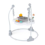 Jumper interactiv, Feedo, Pliabil, Cu scaun rotativ 360 grade, Cu panou de activitati, Pana la 25 kg,, 83x83x86 cm,6 luni+, Multicolor BYN226213
