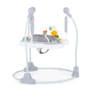 Jumper interactiv, Feedo, Pliabil, Cu scaun rotativ 360 grade, Cu panou de activitati, Pana la 25 kg,, 83x83x86 cm,6 luni+, Multicolor BYN226213