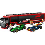 LEGO CITY CAMION F1 CU MASINILE F1 RB20 SI AMR24 60445 VIVLEGO60445