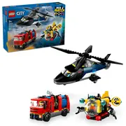 LEGO CITY ELICOPTER, CAMION DE POMPIERI SI SUBMARIN REMIXATE 60462 VIVLEGO60462