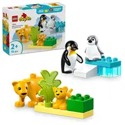 LEGO DUPLO FAMILII DE ANIMALE SALBATICE: PINGUINI SI LEI 10442 VIVLEGO10442
