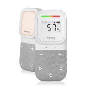 Monitor, Lionelo, Babyline 2.3, Comunicare bidirectionala, Cantece de leagan, sunete ambientale si zgomote din natura, Cu Vibratii si LED-uri, Cu senzor temperatura, Cu raza de actiune 70/400m, Portabil, Alb BYNLOC-BABYLINE_2.3