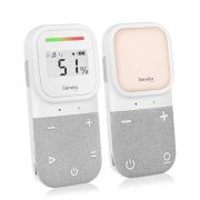 Monitor, Lionelo, Babyline 2.3, Comunicare bidirectionala, Cantece de leagan, sunete ambientale si zgomote din natura, Cu Vibratii si LED-uri, Cu senzor temperatura, Cu raza de actiune 70/400m, Portabil, Alb BYNLOC-BABYLINE_2.3