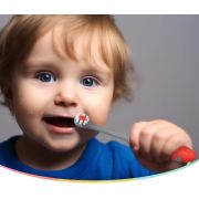 Periuta de dinti cu peri moi si rotunjiti, 2 Ani+, Mombella – Junior KRTM01404