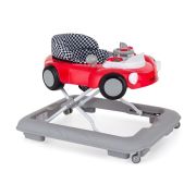 Premergator, Feedo, Pliabil, Cu panou de joaca inclus, Cu inaltime reglabila in 3 pozitii, Cu sistem de franare, Dezvolta abilitatile motorii si senzoriale, Greutate maxima suportata 12 kg, 6 luni+, Red BYN223210