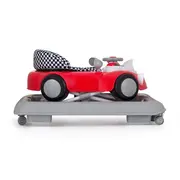 Premergator, Feedo, Pliabil, Cu panou de joaca inclus, Cu inaltime reglabila in 3 pozitii, Cu sistem de franare, Dezvolta abilitatile motorii si senzoriale, Greutate maxima suportata 12 kg, 6 luni+, Red BYN223210