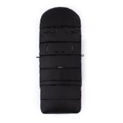 Sac de iarna, Feedo, Multifunctional, 3 in 1, Pentru carucior, landou sau scaun auto, Fermoar care permite scurtarea dimensiunii, Cu snur, 110 cm, 0-3 ani, Black BYN201200