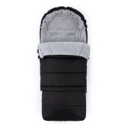 Sac de iarna, Feedo, Multifunctional, 3 in 1, Pentru carucior, landou sau scaun auto, Fermoar care permite scurtarea dimensiunii, Cu snur, 110 cm, 0-3 ani, Black BYN201200