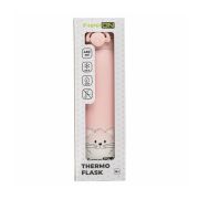 Termos lichide, FreeON, Din otel inoxidabil, Cu mentinere de temperatura de pana la 12 ore, 480 ml, Pink BYN380692