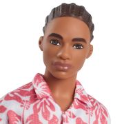 BARBIE PAPUSA BAIAT FASHIONISTAS IN SALOPETA STIL HAWAIAN SI SANDALE VERZI VIVMTDWK44_HYT99