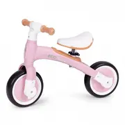 Bicicleta cu pedale 3 in 1 si roti ajutatoare ecotoys lc-v1359 - roz edeedilc-v1359pink
