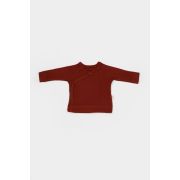 Cutie 4 piese pentru nou nascut - 100% bumbac organic - Caramiziu, BabyCosy JEMBC-CSYM26503