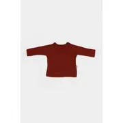 Cutie 4 piese pentru nou nascut - 100% bumbac organic - Caramiziu, BabyCosy JEMBC-CSYM26503