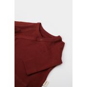 Cutie 4 piese pentru nou nascut - 100% bumbac organic - Caramiziu, BabyCosy JEMBC-CSYM26503