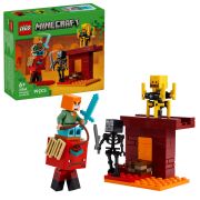 LEGO MINECRAFT BATALIE DEASUPRA LAVEI ÎN NETHER 21266 VIVLEGO21266