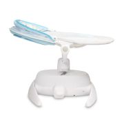 Leagan electric rotativ 360⁰ cu telecomanda, melodii, sunete, senzor de mișcare și inclinare reglabila Caretero OPTI Albastru PMICTERO-8006