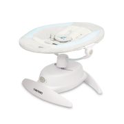 Leagan electric rotativ 360⁰ cu telecomanda, melodii, sunete, senzor de mișcare și inclinare reglabila Caretero OPTI Albastru PMICTERO-8006