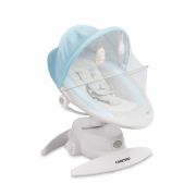 Leagan electric rotativ 360⁰ cu telecomanda, melodii, sunete, senzor de mișcare și inclinare reglabila Caretero OPTI Albastru PMICTERO-8006
