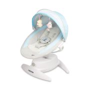Leagan electric rotativ 360⁰ cu telecomanda, melodii, sunete, senzor de mișcare și inclinare reglabila Caretero OPTI Albastru PMICTERO-8006