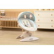 Leagan electric rotativ 360⁰ cu telecomanda, melodii, sunete, senzor de mișcare și inclinare reglabila Caretero OPTI Albastru PMICTERO-8006