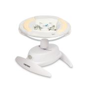 Leagan electric rotativ 360⁰ cu telecomanda, melodii, sunete, senzor de mișcare și inclinare reglabila Caretero OPTI Bej PMICTERO-8005