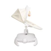 Leagan electric rotativ 360⁰ cu telecomanda, melodii, sunete, senzor de mișcare și inclinare reglabila Caretero OPTI Bej PMICTERO-8005