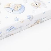 Saltea patut bebe, New Baby, Din spuma, Cu husa detasabila, 120x60x6 cm, 0 luni+, Blue Koala BYN53007