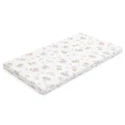Saltea patut bebe, New Baby, Din spuma, Cu husa detasabila, 120x60x6 cm, 0 luni+, Pink Koala BYN53008