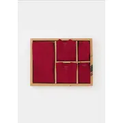 Set de 10 piese pentru nou nascut - 100% bumbac organic - Rosu, BabyCosy JEMBC-CSY5111