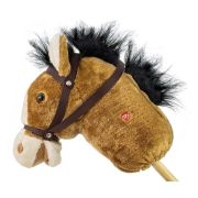 Calut de jucarie cu miscare si sunete, Hobby Horse, Light Brown, Milly Mally EKDmm7331