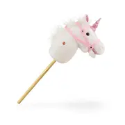 Calut de jucarie cu miscare si sunete, Hobby Horse, White, Milly Mally EKDmm7324