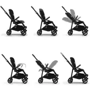 Carucior Bugaboo Bee 6 Mineral Black Taupe ERFBG500304AM01
